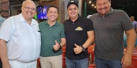 O CirurgiÃ£o Hermano Marinho, Fabiano Oliveira (idealizador do PrÃ©-Caju), Tadeu AraÃºjo (diretor do PrÃ©-Caju) e MaurÃ­cio Carvalho (membro da ComissÃ£o Organizadora do PrÃ©-Caju) 