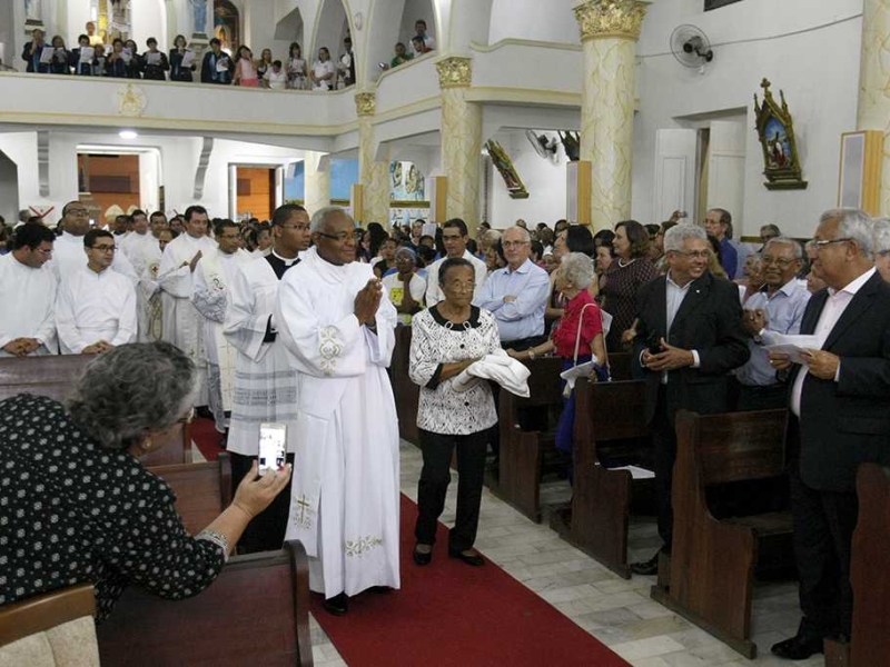 DiÃ¡cono JosÃ© Lima Santana foi ordenado presbÃ­tero da Igreja CatÃ³lica (Imagem: Victor Ribeiro/ASN)