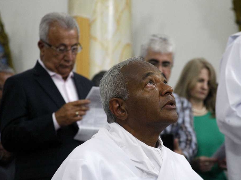 Em 2012 JosÃ© Lima Santana incentivado pelo arcebispo metropolitano Dom JosÃ© Palmeira Lessa passou a estudar Teologia no SeminÃ¡rio Maior Nossa Senhora da ConceiÃ§Ã£o sendo ordenado diÃ¡cono em junho de 2016 (Imagem: Victor Ribeiro/ASN)