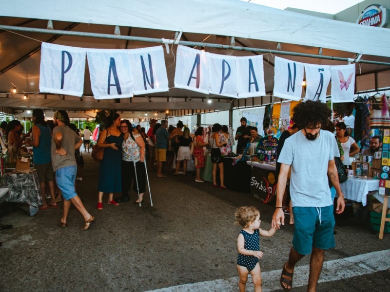 Primeira ediÃ§Ã£o da Feirinha PanapanÃ£ em Aracaju (Foto de arquivo: Assessoria do Evento)