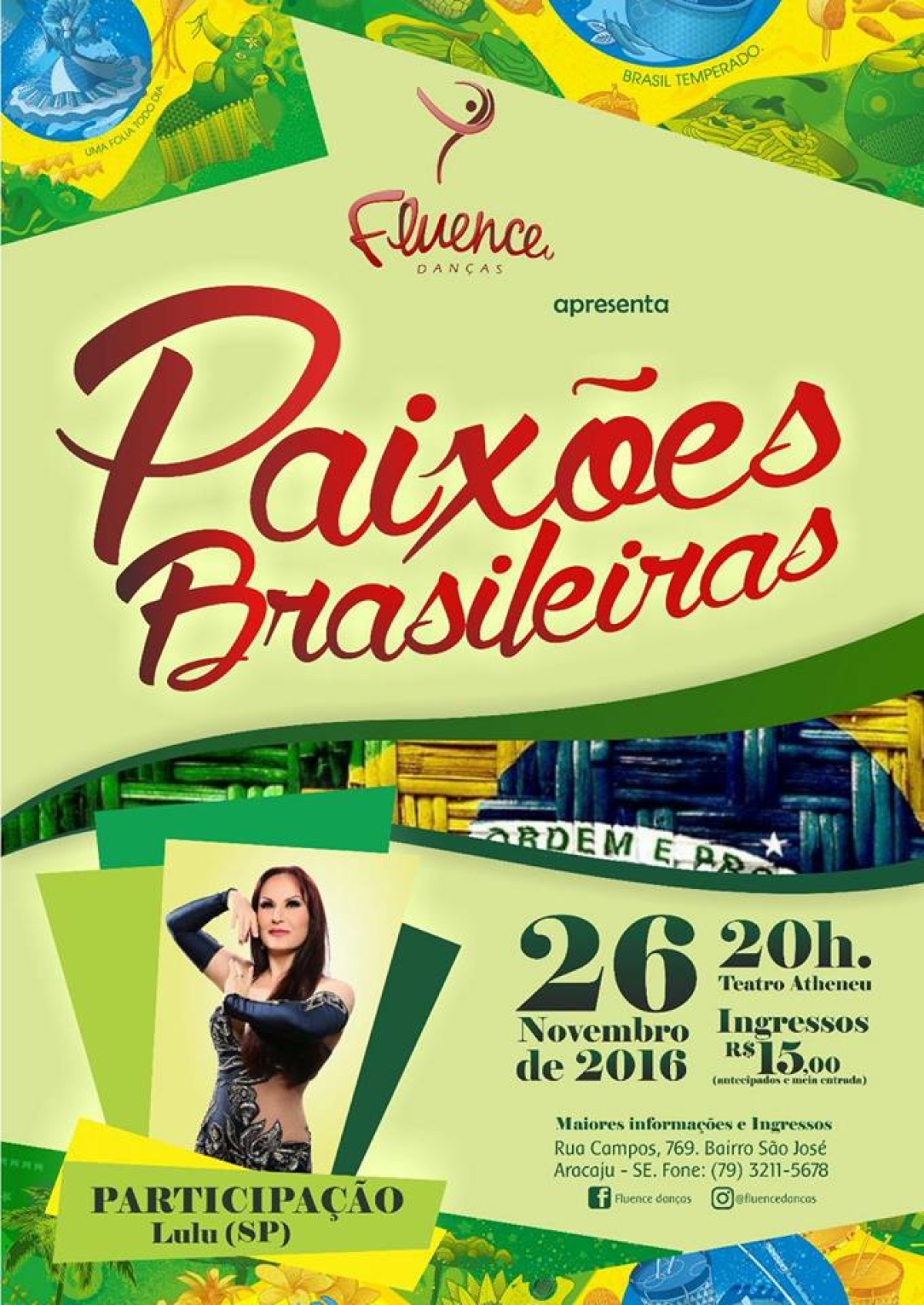 Espetáculo "Paixões Brasileiras" no Teatro Atheneu (Imagem: Divulgação)