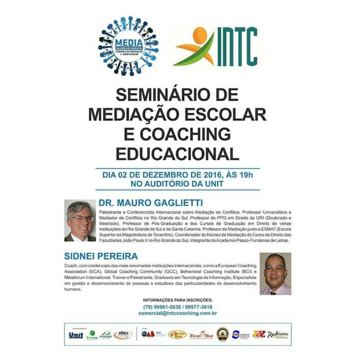 Seminário de Mediação Escolar e Coaching Educacional (Imagem: Divulgação) Seminário de Mediação Escolar e Coaching Educacional (Imagem: Divulgação)