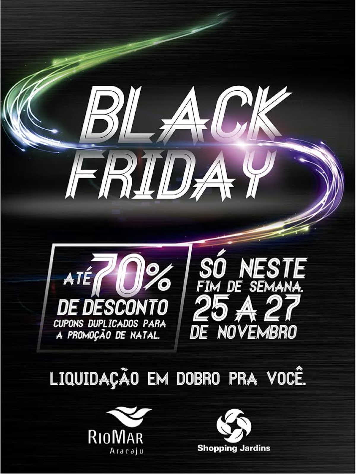 Black Friday: Shopping Jardins e RioMar Shopping oferecem descontos de até 70% e cupons duplicados para sorteios de Natal (Imagem: Divulgação)