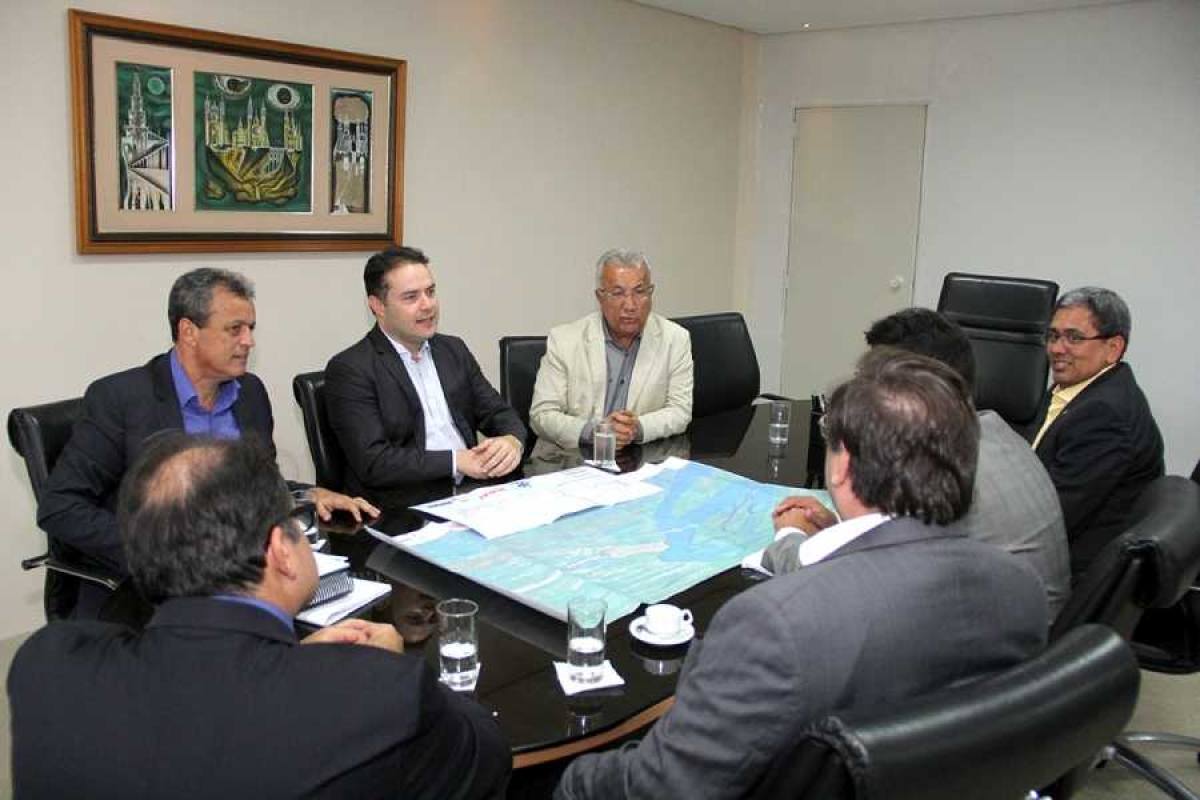 Jackson Barreto e Renan Filho debatem construção de ponte entre Sergipe e Alagoas (Imagem: ASN)