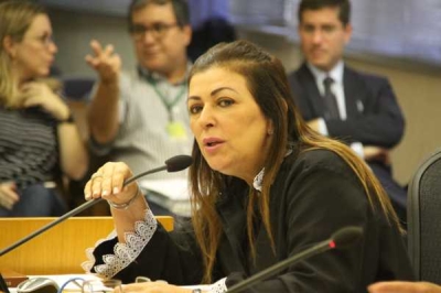 A conselheira Susana Azevedo (Imagem: Cleverton Ribeiro/TCE/SE)