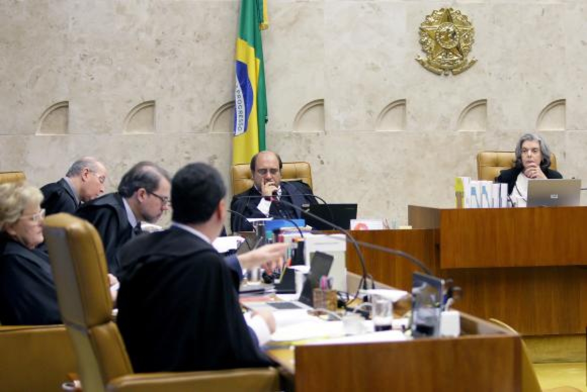 O STF julgou hoje denúncia da PGR que torna réu o senador Renan Calheiros (Imagem: Felipe Sampaio/SCO/STF)