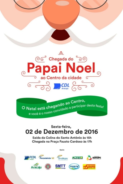 CDL anuncia chegada de Papai Noel ao Centro (Imagem: Divulgação)