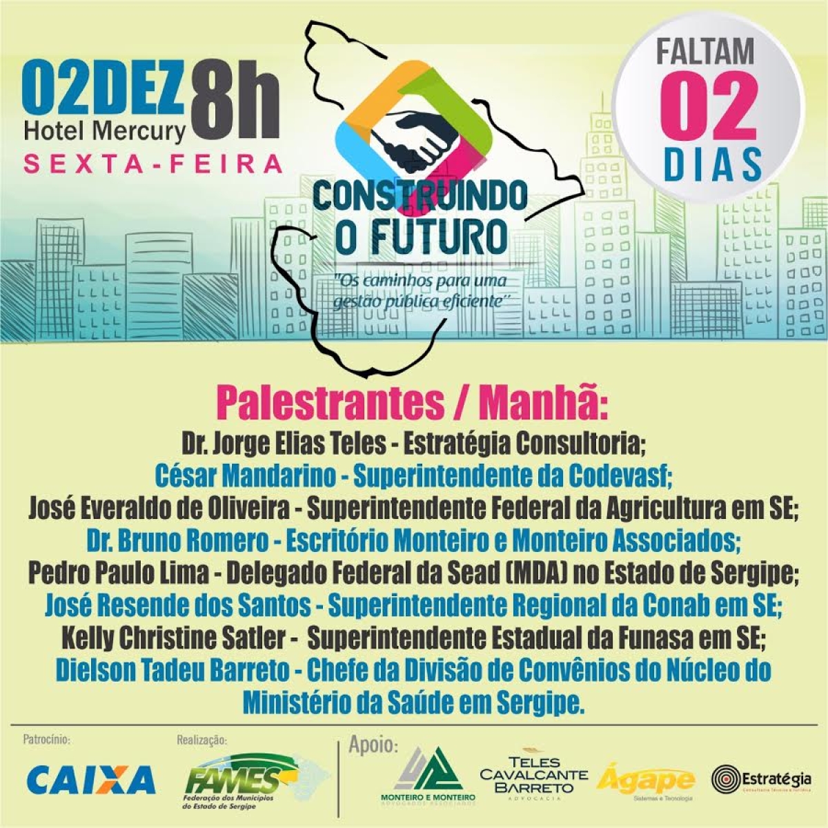 Fames realiza seminário para novos gestores nesta sexta-feira 2 (Imagem: Divulgação)