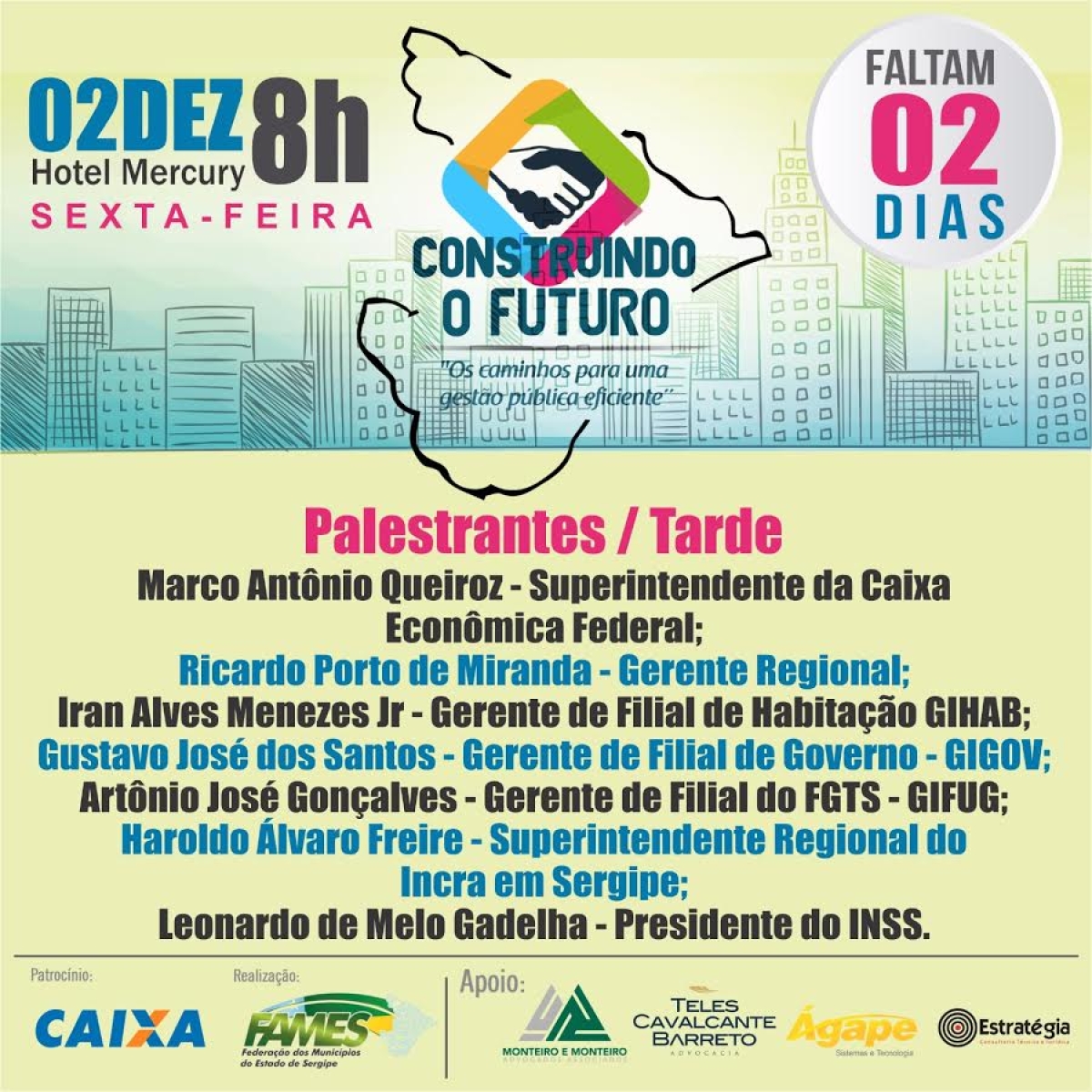 Fames realiza seminário para novos gestores nesta sexta-feira 2 (Imagem: Divulgação)