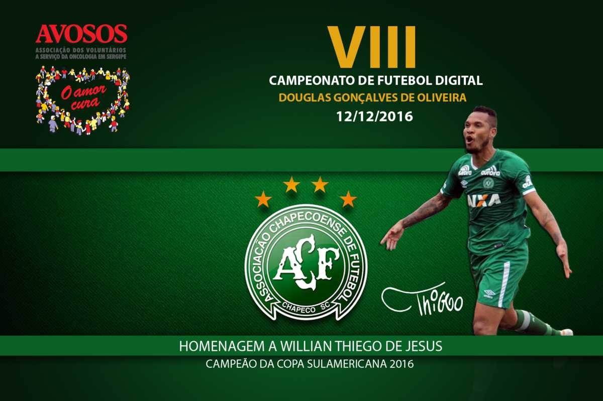 8º Campeonato de Futebol Digital da Avosos homenageia jogador sergipano da Chapecoense (Imagem: Divulgação)