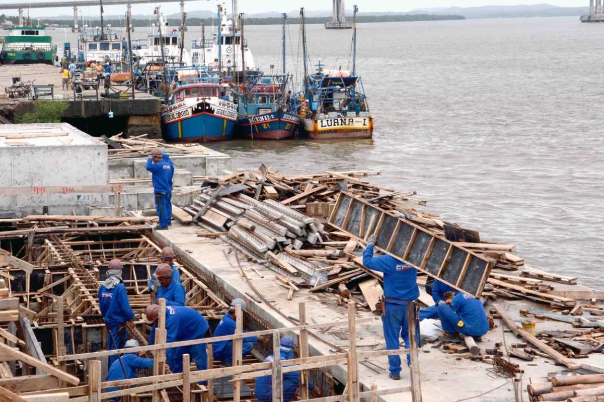 A nova obra visa também melhorar as condições de trabalho para quem depende das atividades ligadas à pesca (Imagem: André Moreira/ASN)