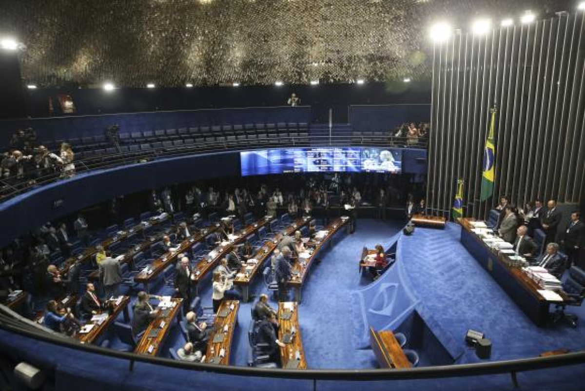O Senado aprovou em segundo turno a PEC do Teto dos Gastos Públicos (Imagem: Antonio Cruz/Agência Brasil)