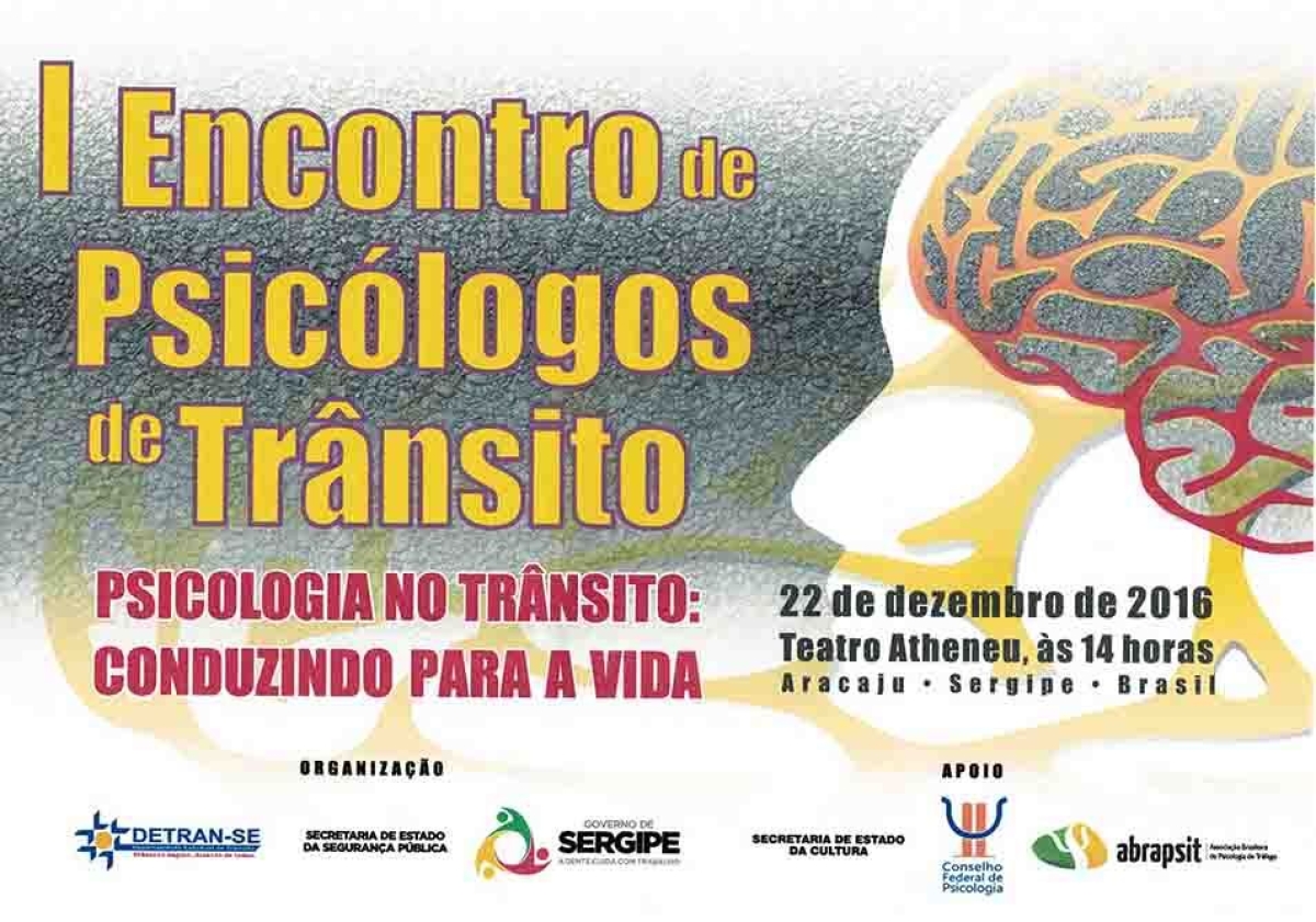 Detran/Sergipe realiza I Encontro de Psicólogos de Trânsito no dia 22 (Imagem: Detran/SE)