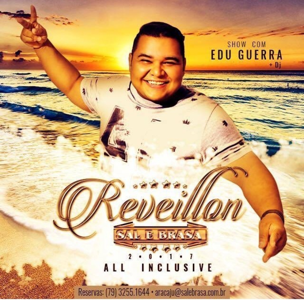 Edu Guerra agita o Reveillon All Inclusive do Sal e Brasa (Imagem: Divulgação)