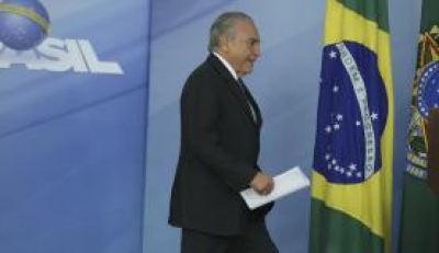 O presidente Michel Temer faz balanço das ações do governo (Imagem: Valter Campanato/Agência Brasil)