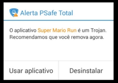 Vírus se passa por jogo Super Mario Run para roubar dados bancários (Imagem: Reprodução)