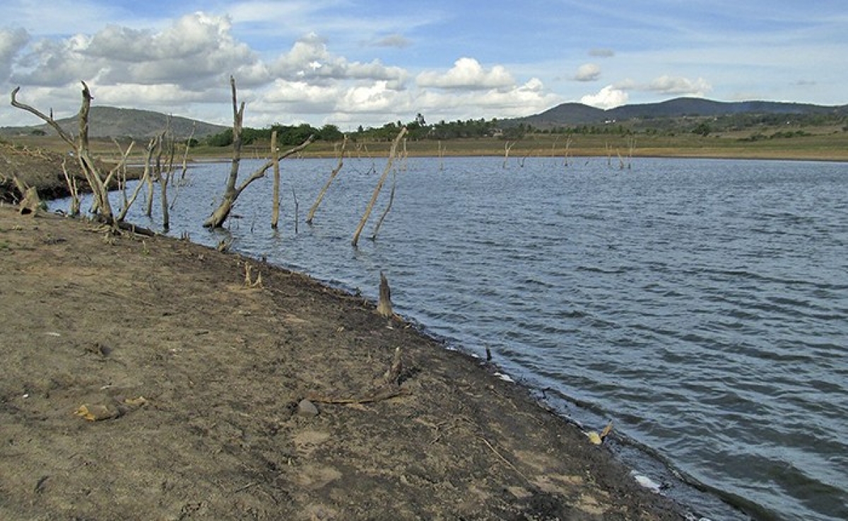 Repórter fotográfico registra situação de calamidade da Barragem do Jacarecica I (Imagem: Wacton Silva)