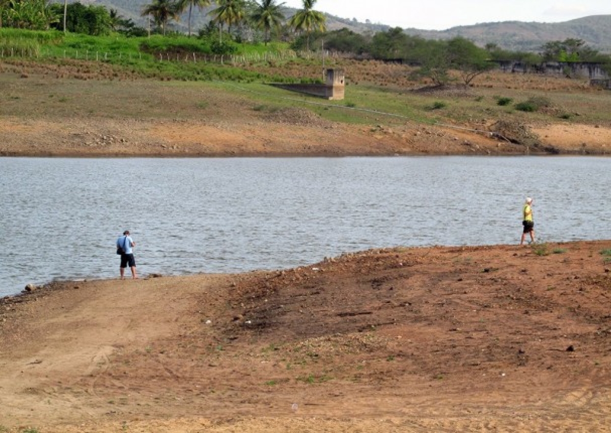 Repórter fotográfico registra situação de calamidade da Barragem do Jacarecica I (Imagem: Wacton Silva)