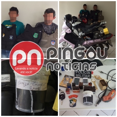 Acusados de tráfico de drogas e adulteração de veículos são presos durante operação no Alto Sertão de Sergipe (Imagem: Pingou Notícias)
