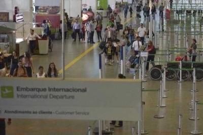 O Aeroporto Internacional Juscelino Kubitschek, em Brasília (imagem: José Cruz/Agência Brasil)