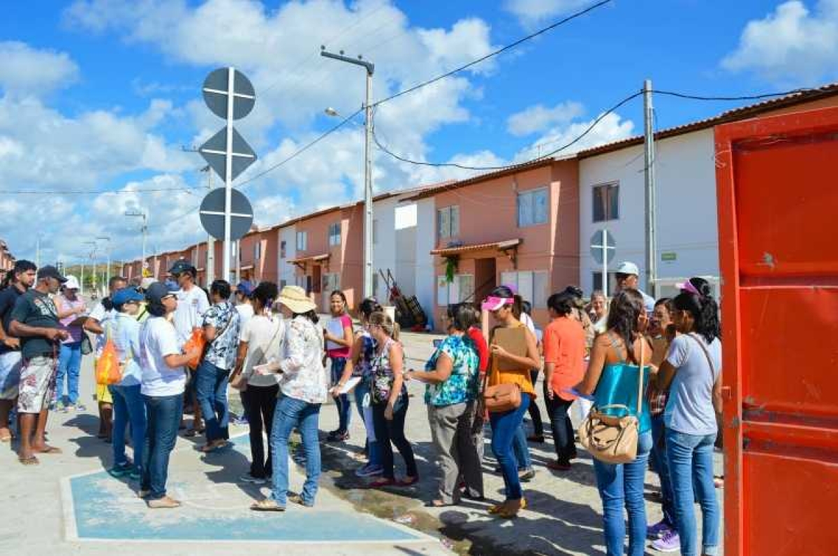 Semasc realiza cadastramento de famílias no empreendimento Vida Nova (Imagem: Danillo França/PMA)