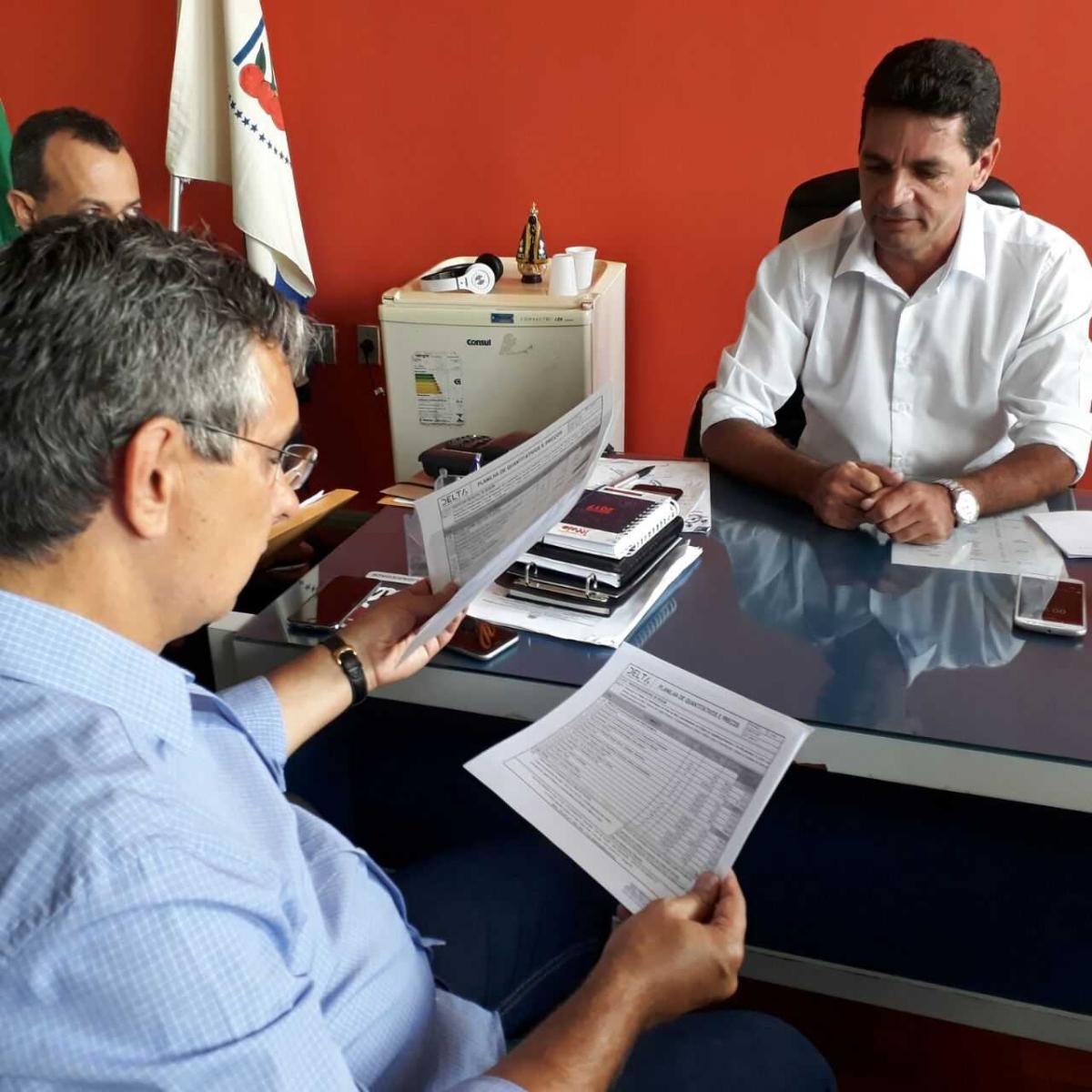 Prefeito de Boquim recebe senador Eduardo Amorim e discute apoio para o Município (Imagem: Assessoria Prefeitura de Boquim)