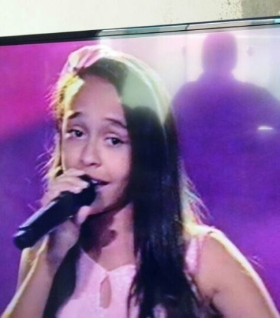 Emillyn Syang no The Voice Kids (Imagem: Reprodução/The Voice Brasil Kids)