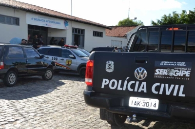 Suspeito foi baleado quando tentou fugir desta Delegacia de Polícia (Imagem: Arquivo/Portal Infonet)