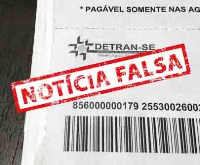 Boato sobre boletos falsos volta a circular em 2017 (Imagem: Detran/SE)