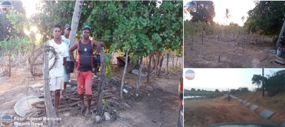Codevasf leva água em trecho do Distrito de Pindoba 14 anos depois (Imagem: Adeval Marques/Propriá News)