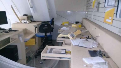 Agência do Correios é alvo de criminosos em Glória (Imagem: Pingou Notícias)