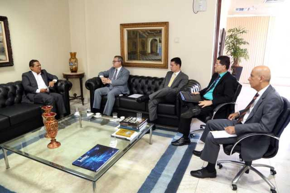 Prefeitos aplaudem governador no Ministério da Integração (Foto: TJ/SE)
