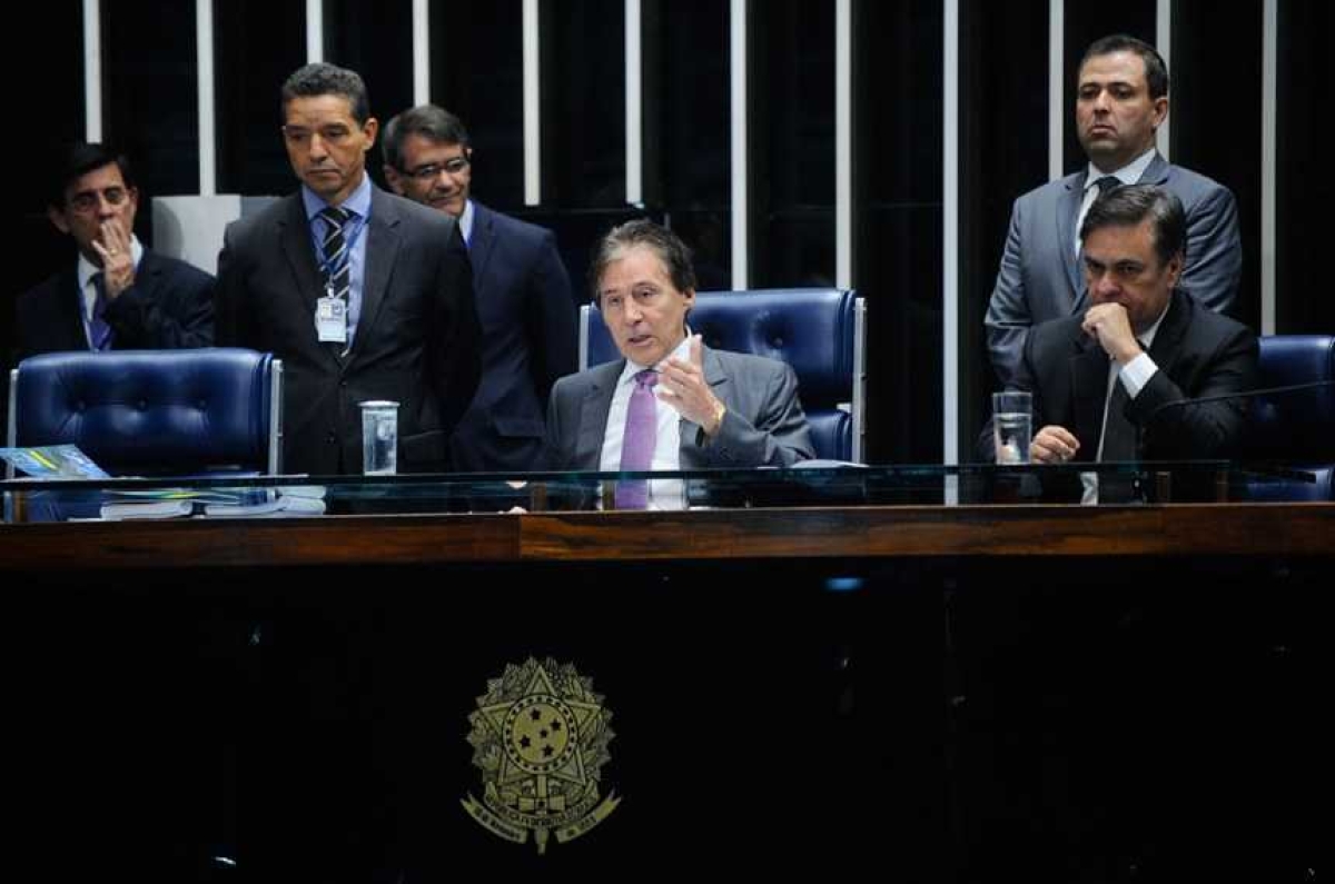 O presidente Eunício Oliveira decidiu debater na Mesa do Senado o encaminhamento do projeto (Foto: Marcos Oliveira/Agência Senado)