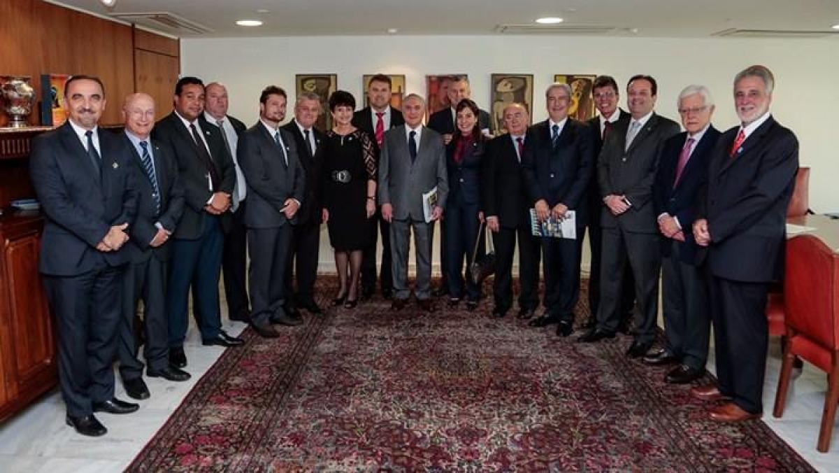 Líder André Moura pede a Michel Temer que sancione projeto que salva Canindé de São Francisco (Foto: Assessoria André Moura)