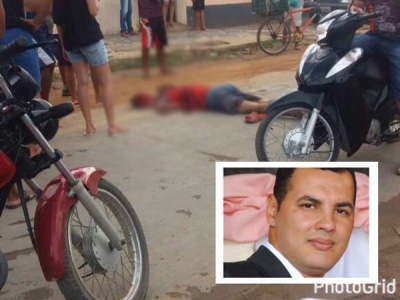 Crime ocorreu nesta sexta-feira (17), em uma rua do Bairro Horta em Lagarto (Imagem: Portal Lagartense)