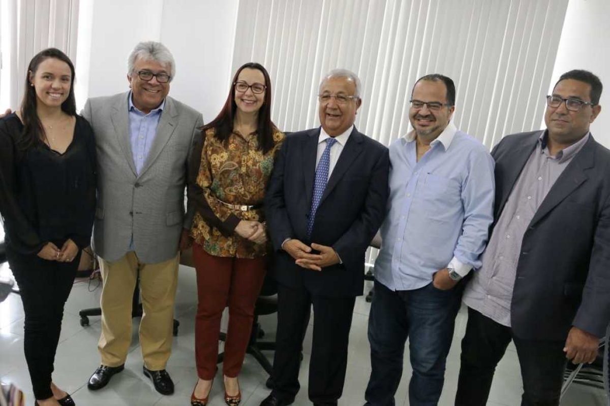 Jackson Barreto visita secretário Almeida Lima e reafirma compromisso com a gestão da Saúde (Foto: Morgana Barbosa/SES/SE)