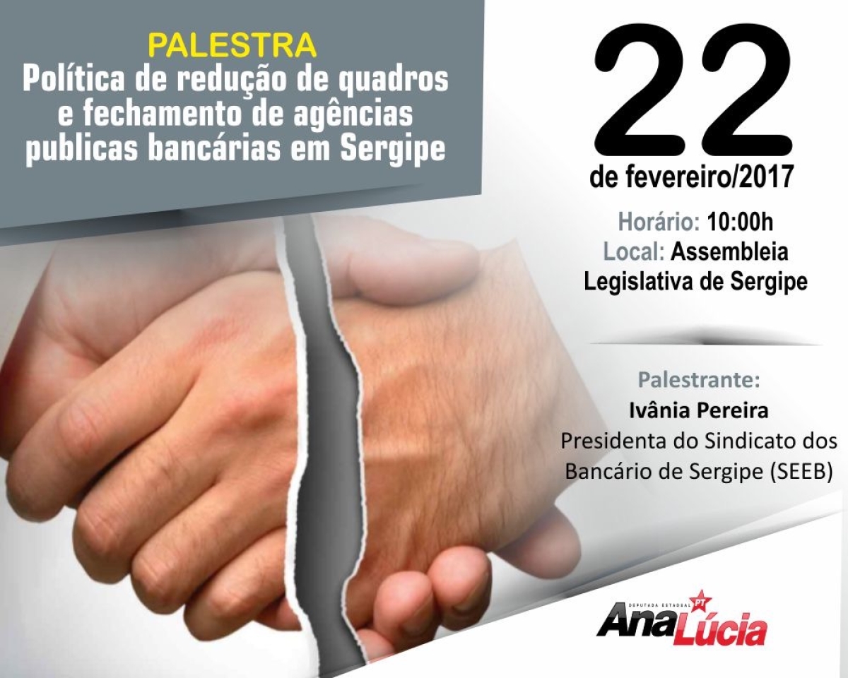 Alese debate fechamento de agências publicas bancárias em Sergipe (Imagem: Divulgação)