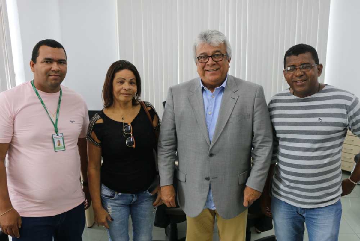 Secretário de Estado da Saúde recebe representantes do Sintasa e garante: "diálogo aberto" (Foto: Morgana Barbosa/SES/SE)