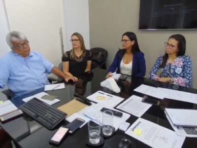Dados e indicadores da maternidade estiveram entre os temas da reunião (Foto: SES/SE)