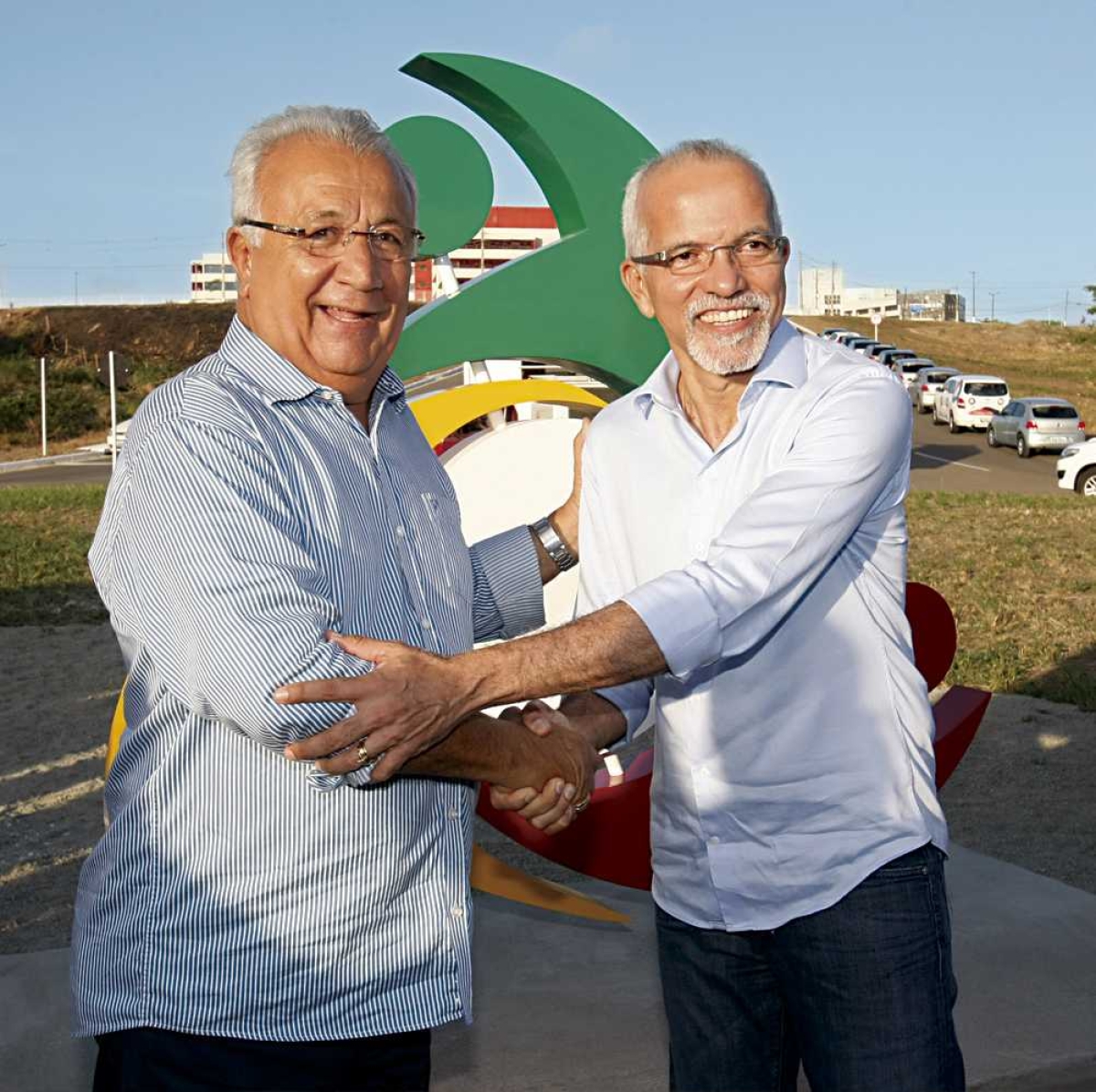 Durante inauguração do sistema viário do Centro Administrativo, Jackson falou da alegria de inaugurar a obra como forma de homenagear Aracaju em seu aniversário e reforçou o carinho pela capital sergipana (Foto: Victor Ribeiro/ASN)
