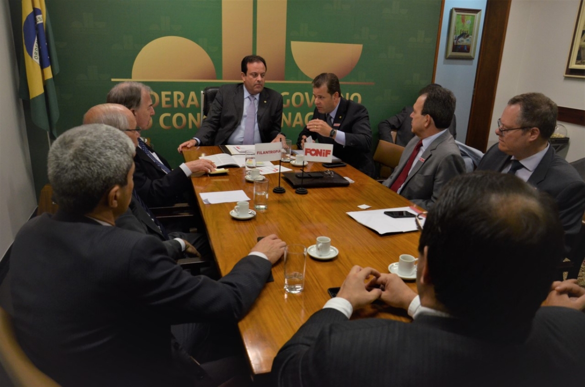 Setor Filantrópico solicita ao líder André Moura apoio para manutenção da isenção de impostos na Reforma da Previdência (Foto: Nefy Dias/Assessoria André Moura)