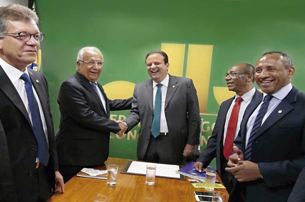 Jackson e André: encontro sem entendimentos partidários (Foto: Roque Sá/Arquivo)