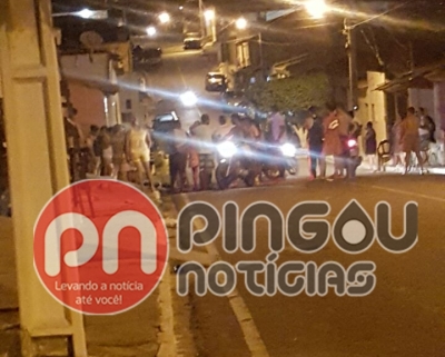 Mulher é baleada na cabeça durante tentativa de sequestro (Imagem: Pingou Notícias)