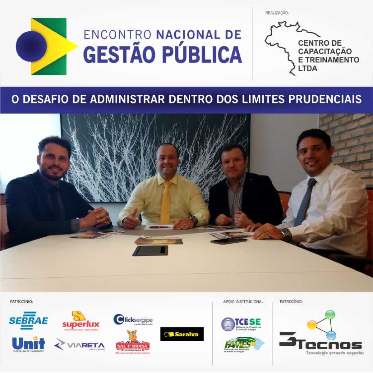 Danilo Falcão, Rogério Cardoso, Lindsay Cerqueira e Fábio Meneses (Foto: Divulgação)