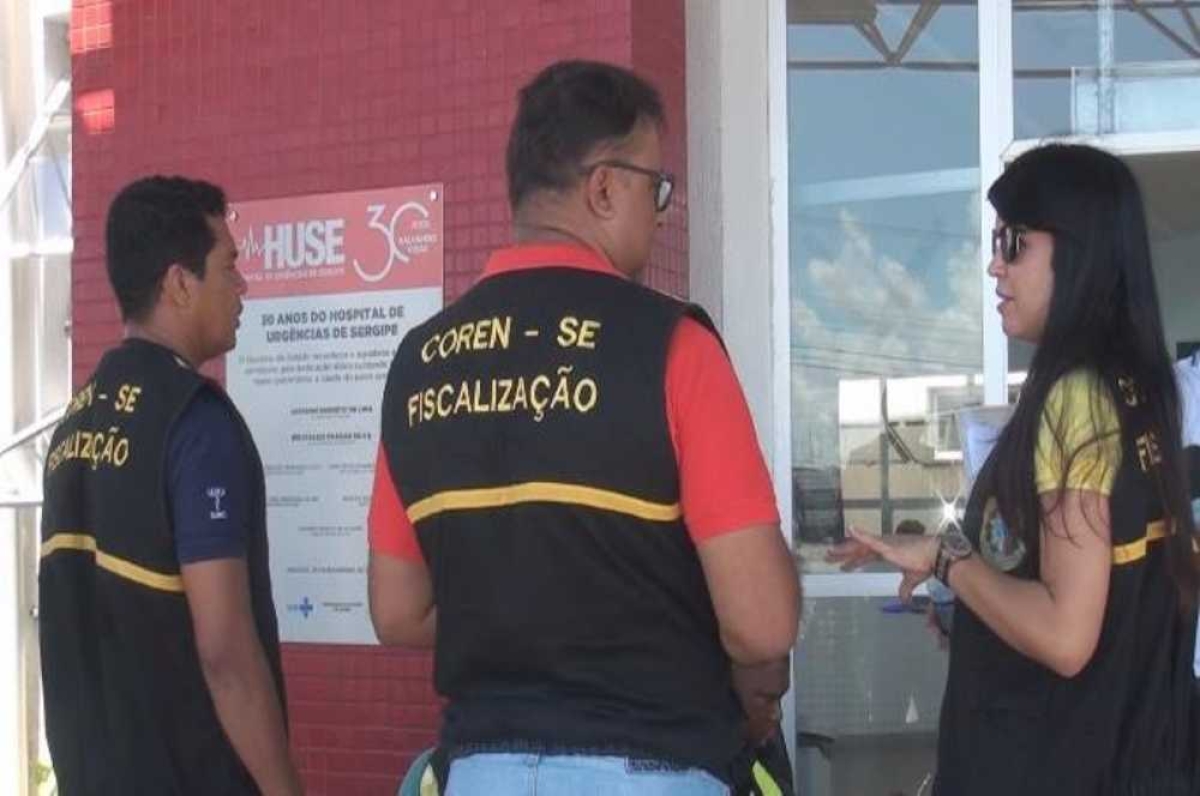 Conselheiros e fiscais estiveram no Huse pela manhã (Foto: Portal Infonet) 