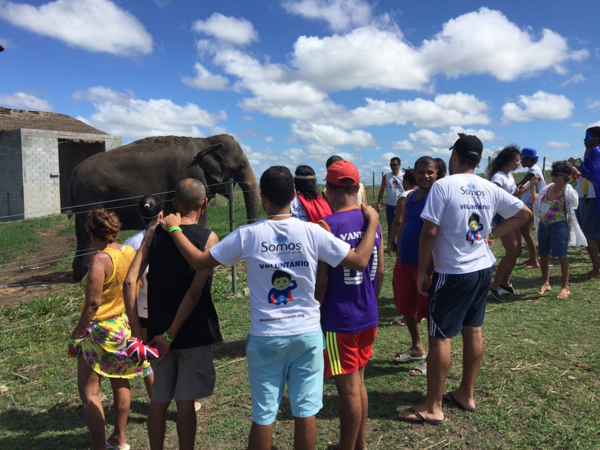 ONG proporciona dia de lazer para pessoas com transtornos mentais do abrigo Moradia do Aconchego (Foto: Assessoria)
