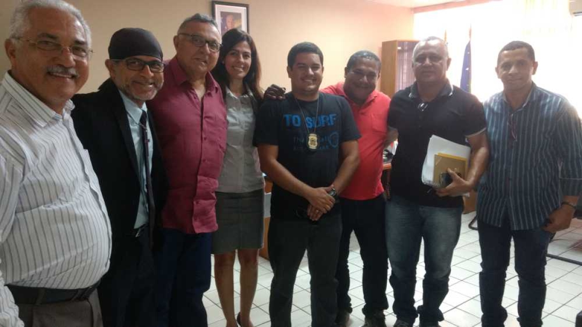 Moritos Matos, João Augusto Gama e Wellington Mangueira se reúnem com Agentes de Medidas Socioeducativas (Foto: Assessoria Moritos Matos) Moritos Matos, João Augusto Gama e Wellington Mangueira se reúnem com Agentes de Medidas Socioeducativas (Foto: Assessoria Moritos Matos)