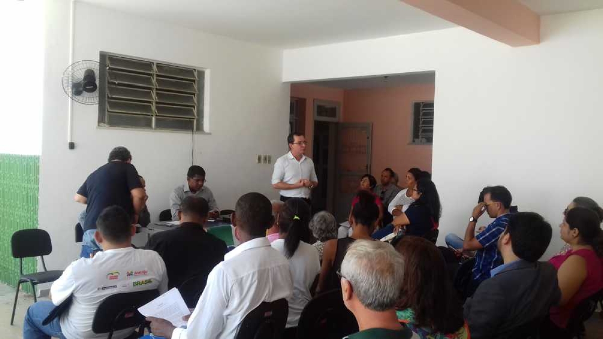 Secretário de Saúde de Aracaju vai ao Conselho de Saúde e fala sobre greve dos médicos (Foto: Assessoria SMS/Aracaju) Secretário de Saúde de Aracaju vai ao Conselho de Saúde e fala sobre greve dos médicos (Foto: Assessoria SMS/Aracaju)