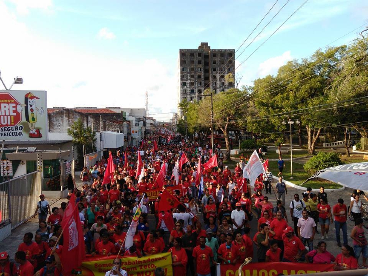 "Quem tira direito do trabalhador não merece trégua", diz presidente da CUT (Imagem: Iracema Corso) "Quem tira direito do trabalhador não merece trégua", diz presidente da CUT (Imagem: Iracema Corso)
