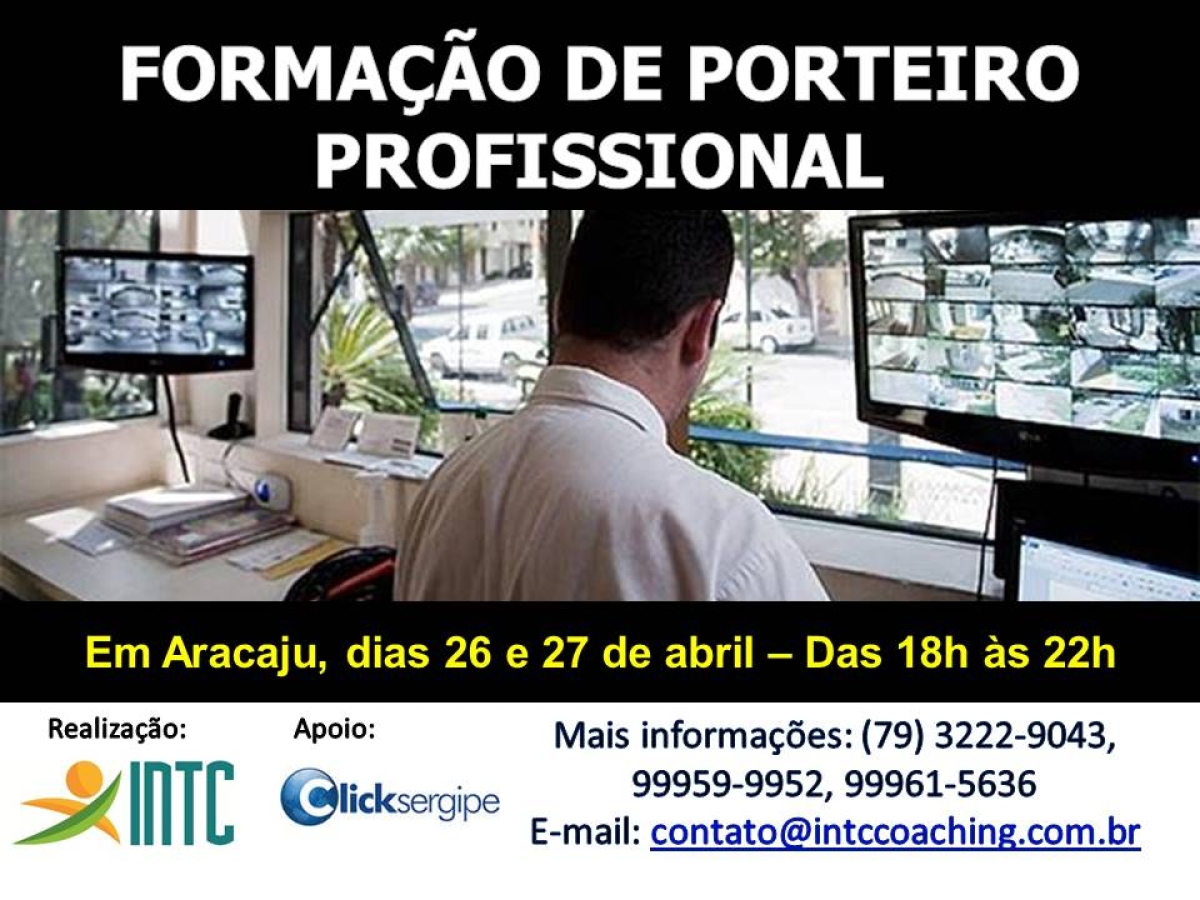 Com motivação para inovar, o INTC lança o Curso de Formação de Porteiros Profissionais (Imagem: Assessoria INTC)